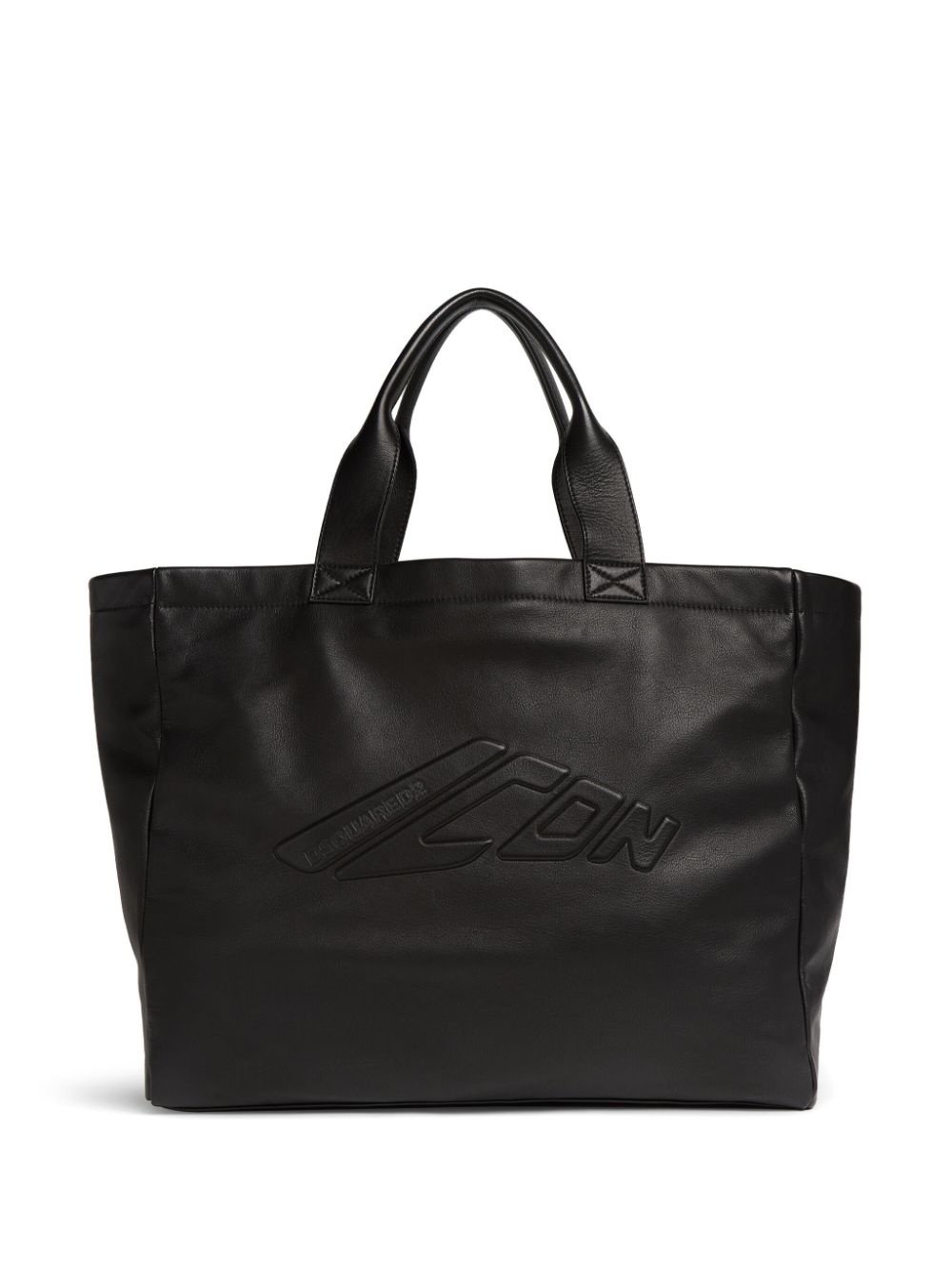 Icon-embossed tote bag - 1