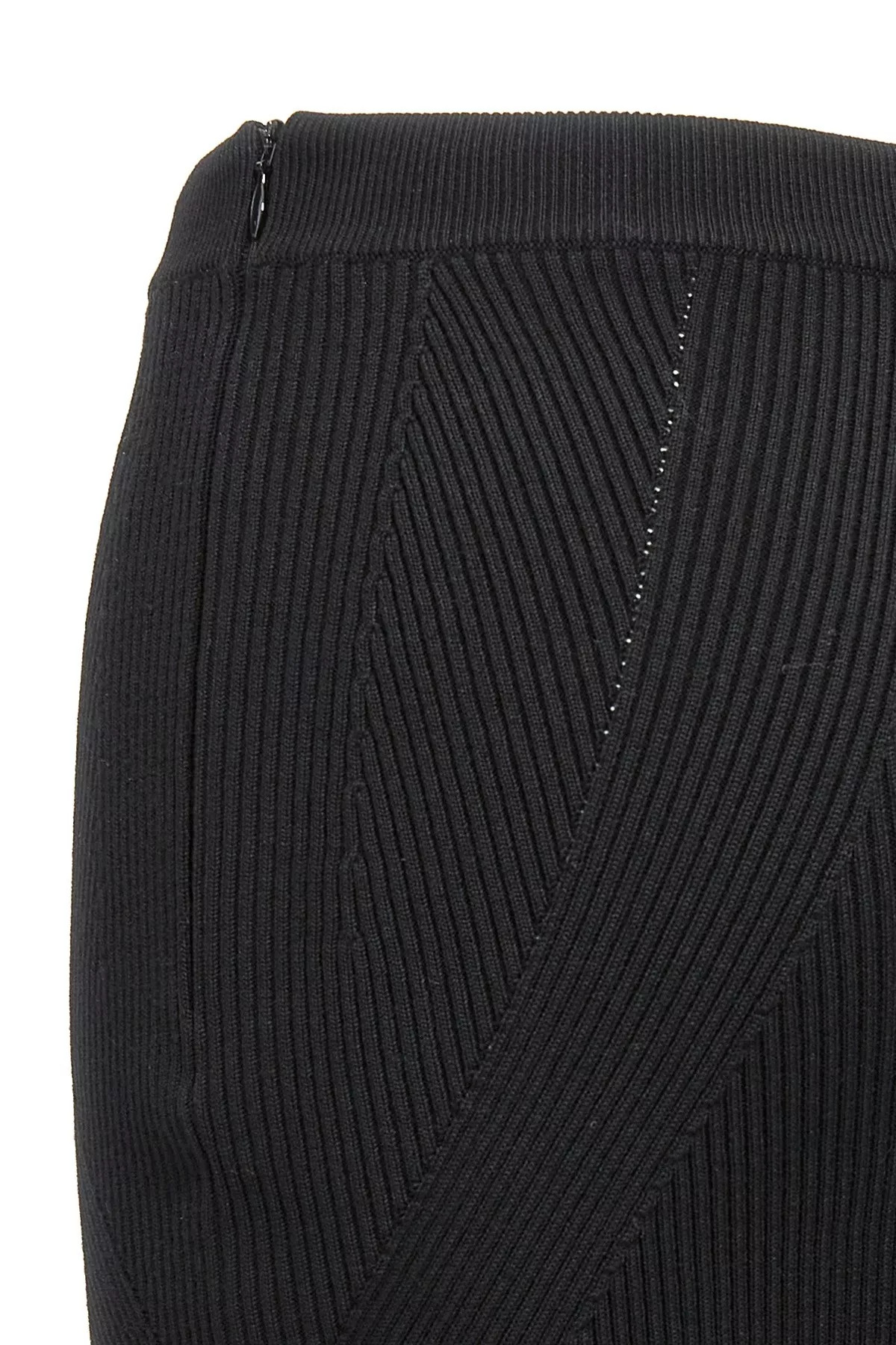 Ribbed midi skirt - 5
