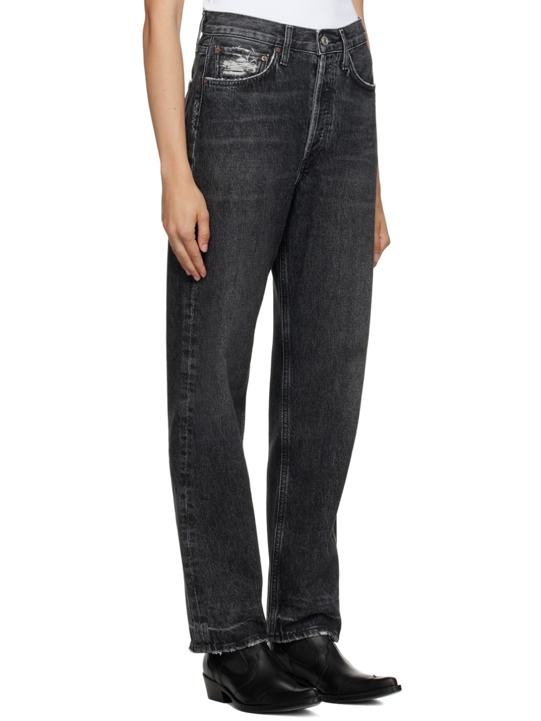 Gray 90's Jeans - 2