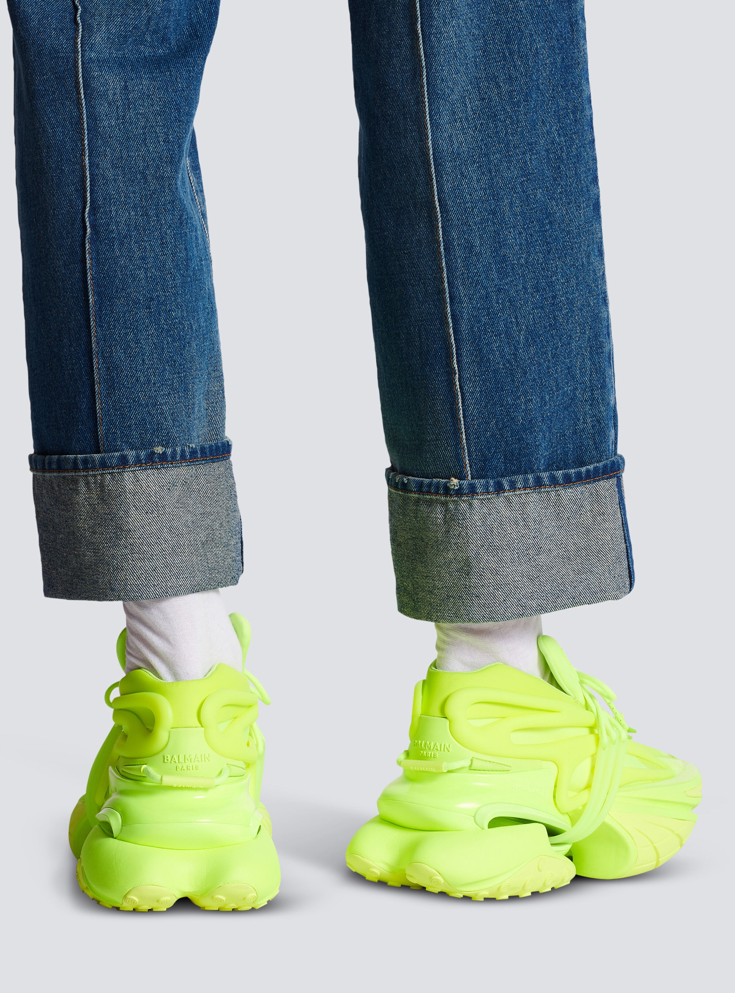 Unicorn trainers in neoprene and rubberised leather - 10