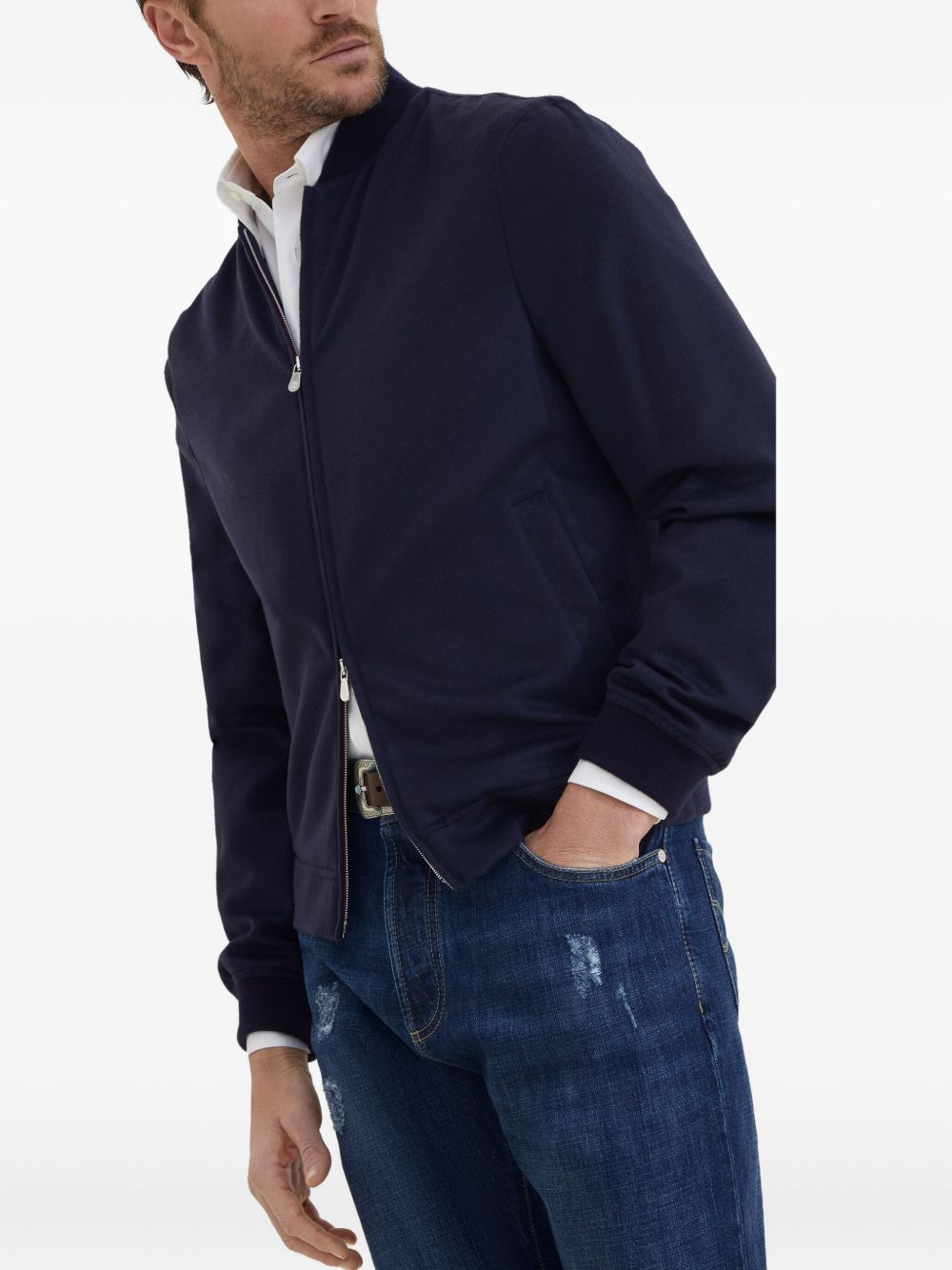Brunello Cucinelli Coats Blue - 2