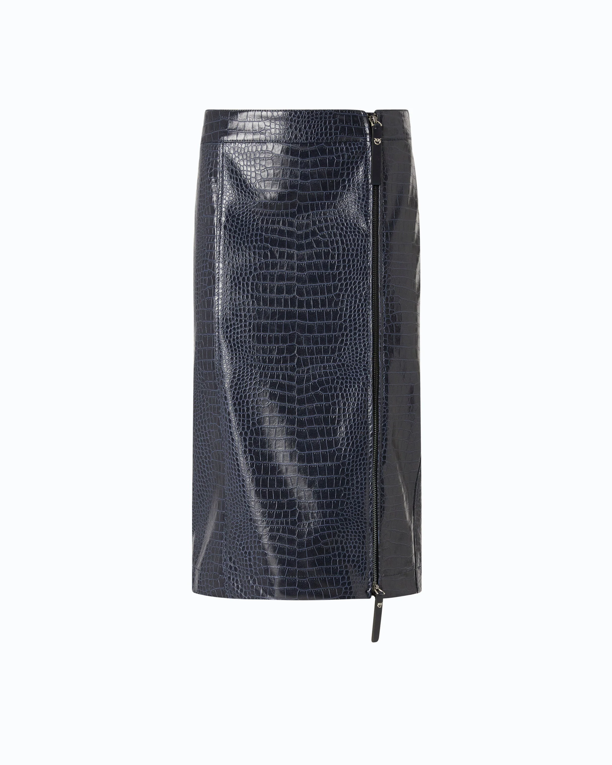 PENCIL SKIRT WITH CROCODILE PRINT - 1