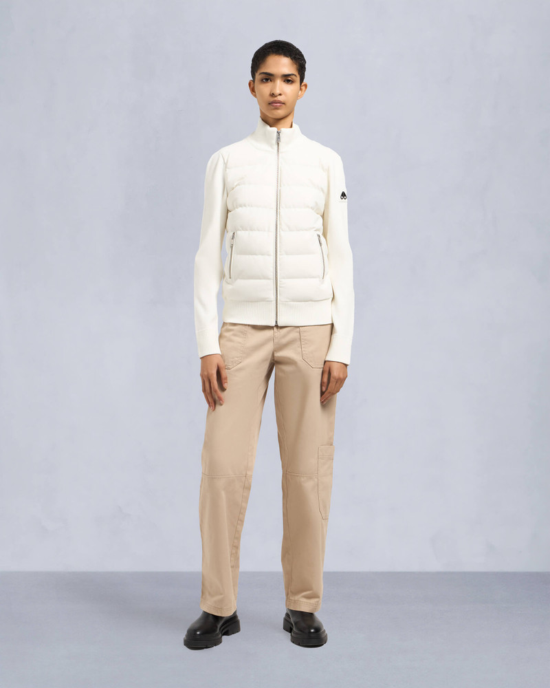MOOSE KNUCKLES JOSEPHINE HYBRID SWEATER outlook