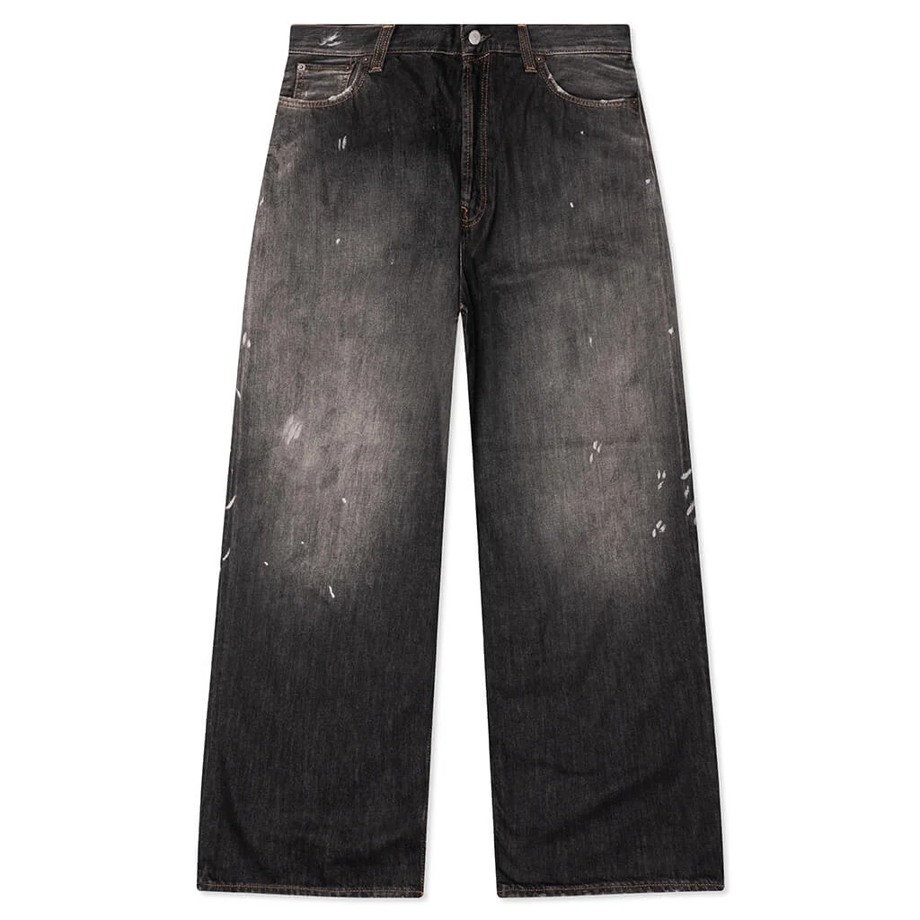 2023 BLACK TRAFALGAR LOOSE FIT JEANS - BLACK - 1