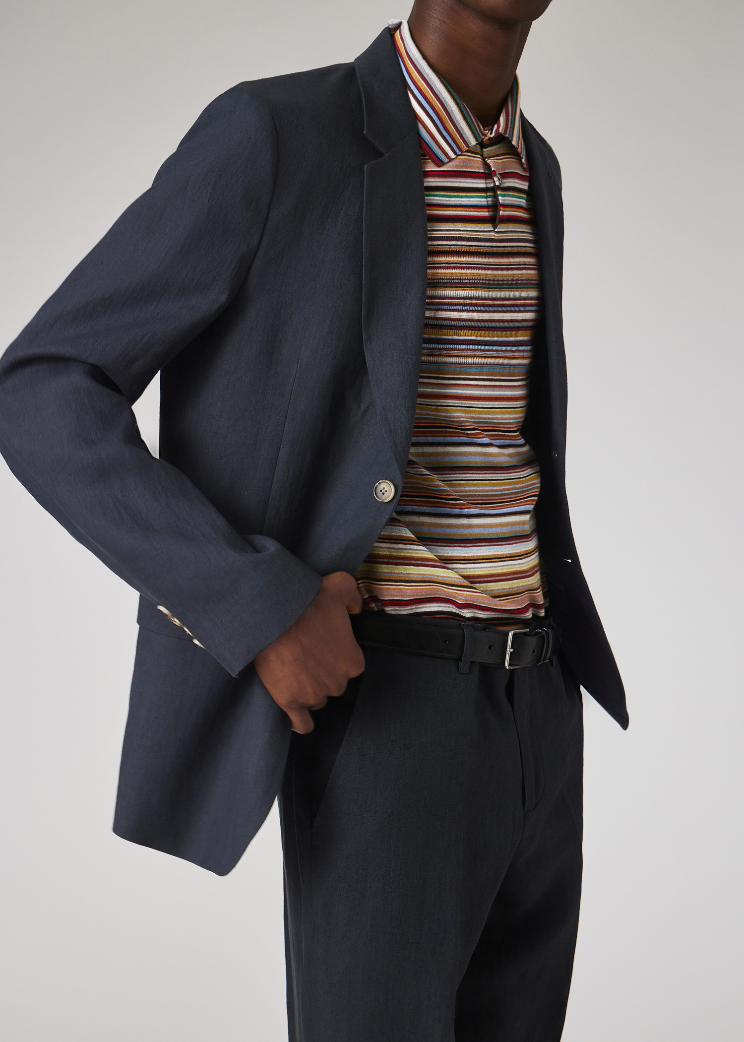 Linen Buggy-Lined Blazer - 10