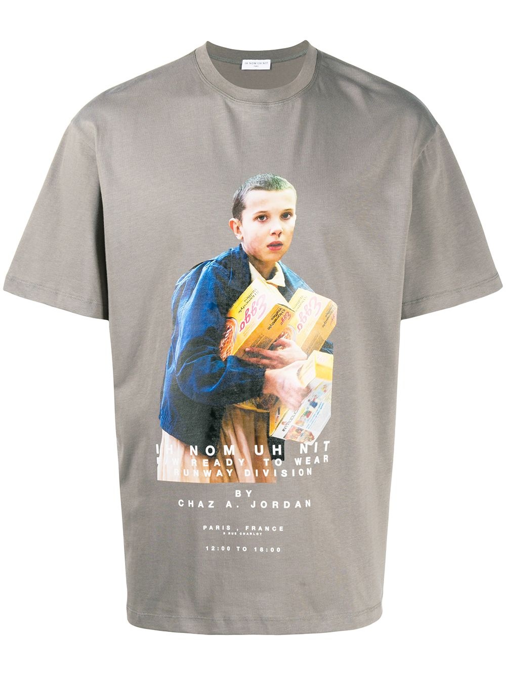 Stranger Things-print cotton T-shirt - 1