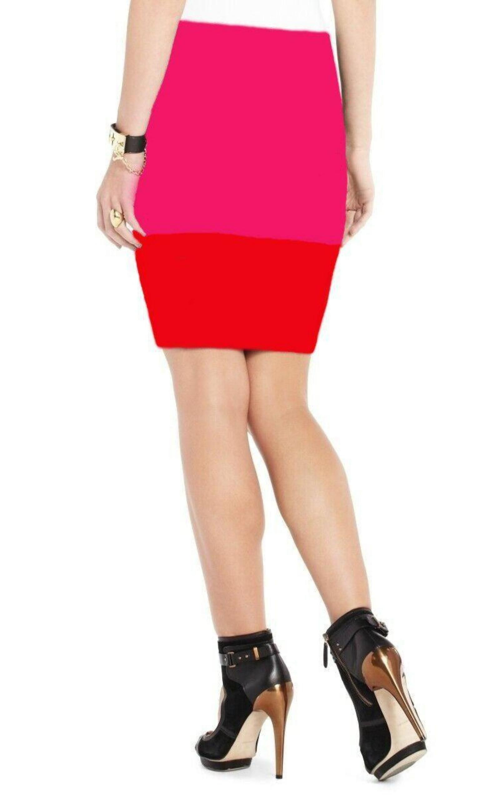 BCBGMAXAZRIA - Color Block Scarlett Pencil Skirt - 2