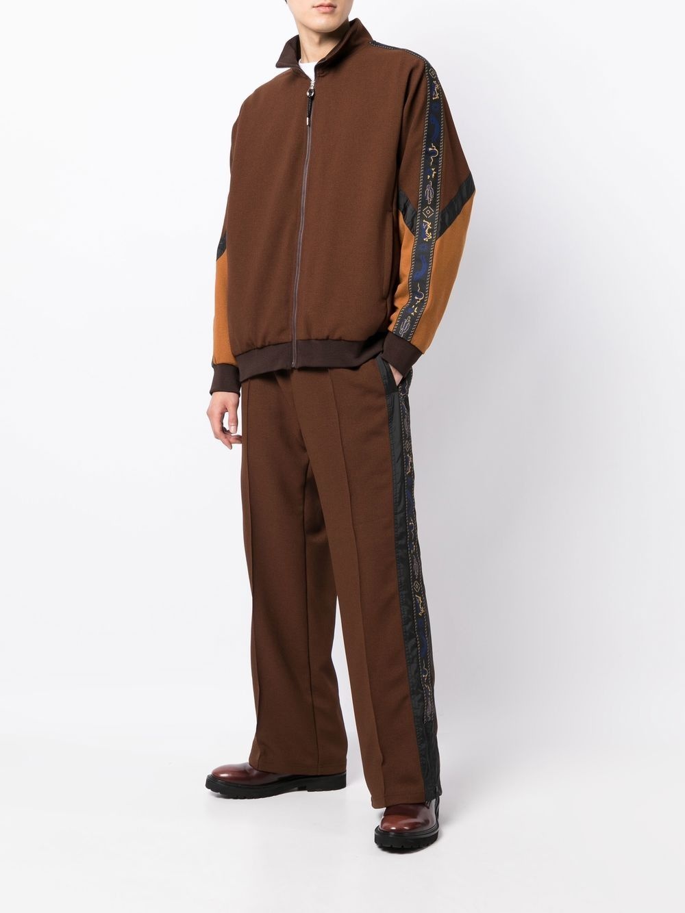 SIDE-STRIPE STRAIGHT-LEG TROUSERS - 4