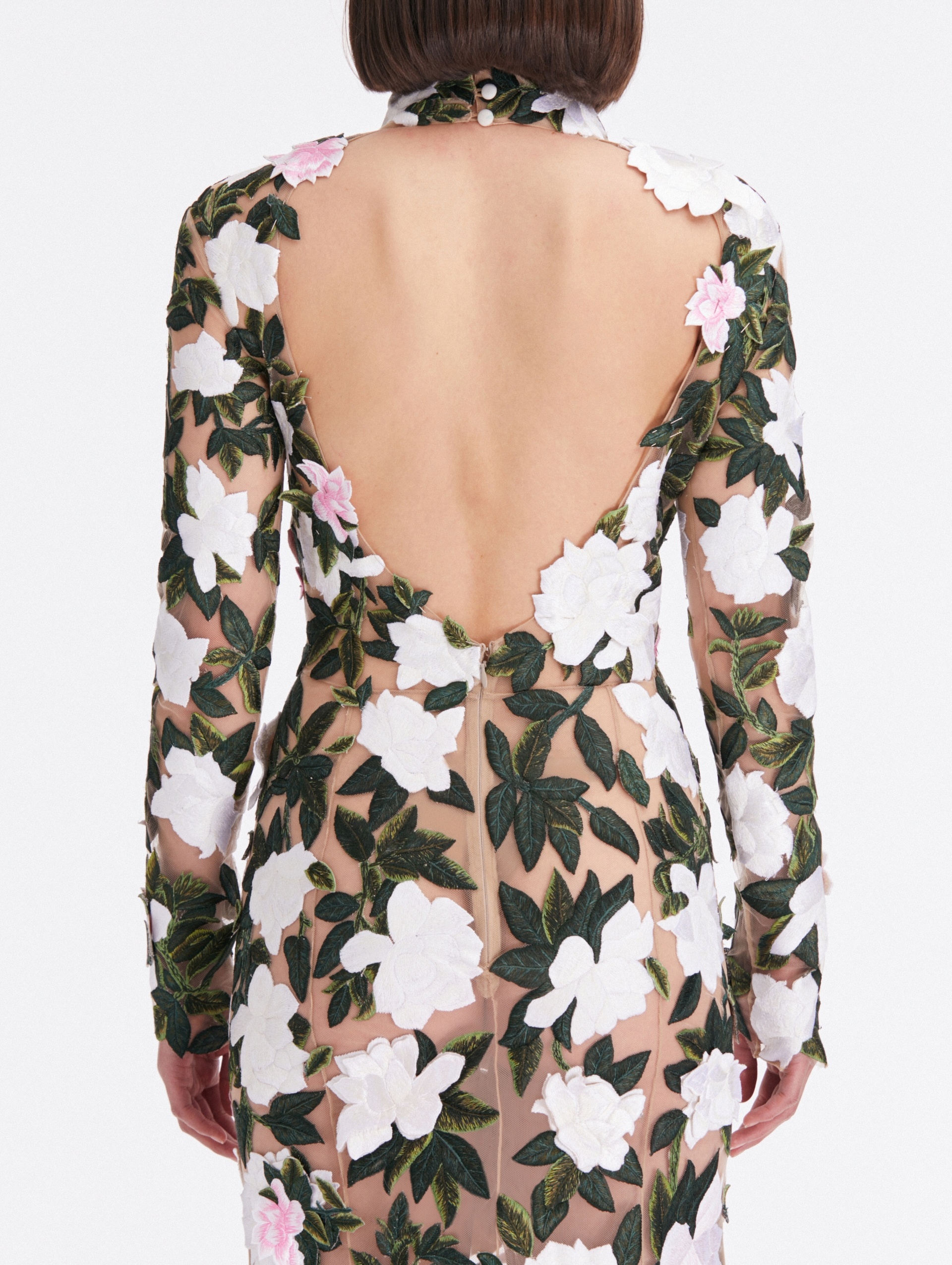 GARDENIA THREADWORK GOWN - 4