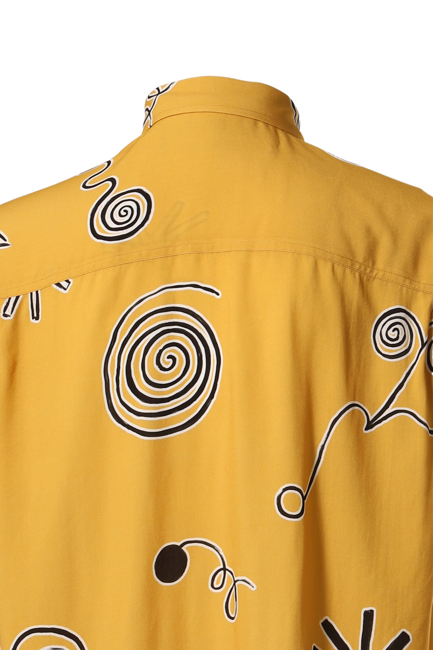 LA CHEMISE MELO / ARTY SPIRAL BLK/ORG - 5