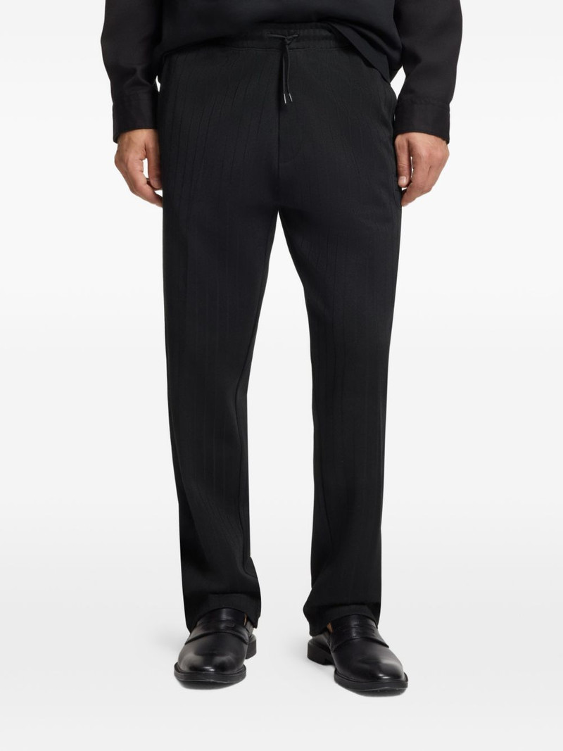 ribbed logo track pants 4