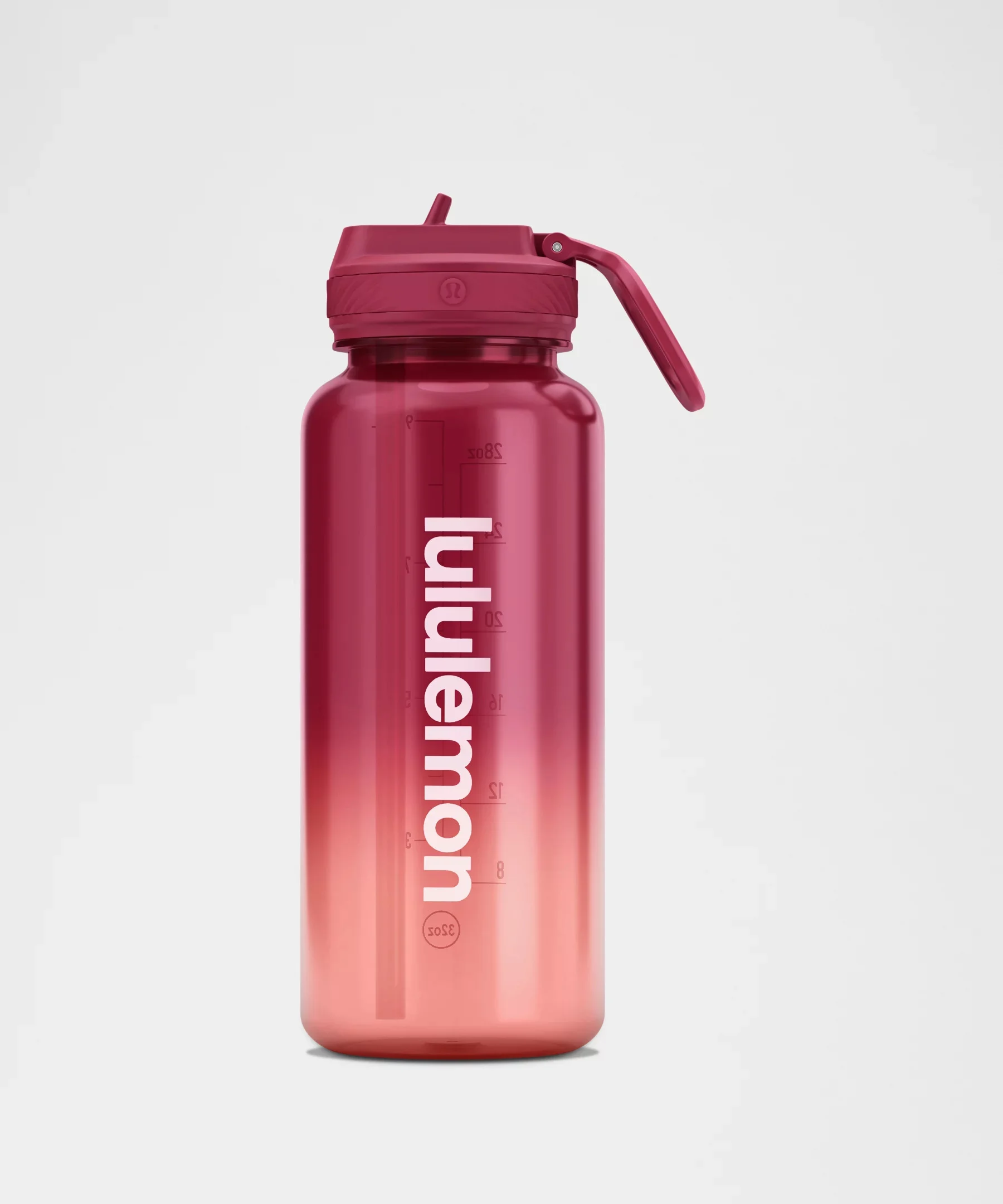 Back To Life Clear Bottle 32oz Straw Lid *Ombre - 1