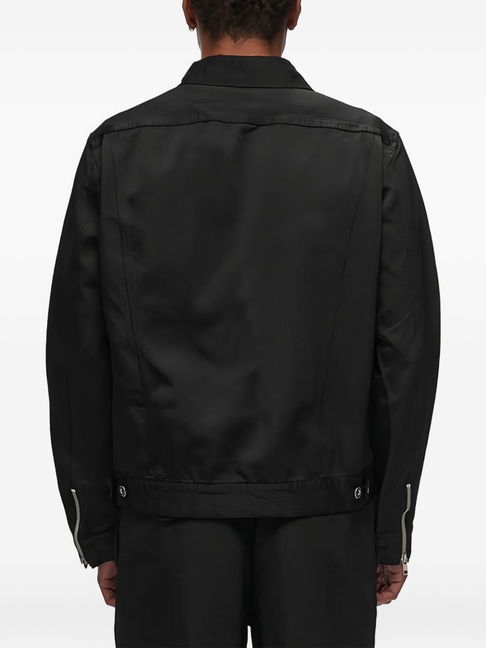 zip-fastening shirt jacket - 2