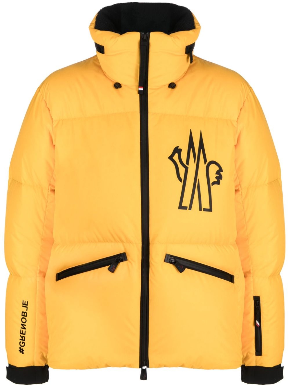 Verdons logo-print ski jacket - 1