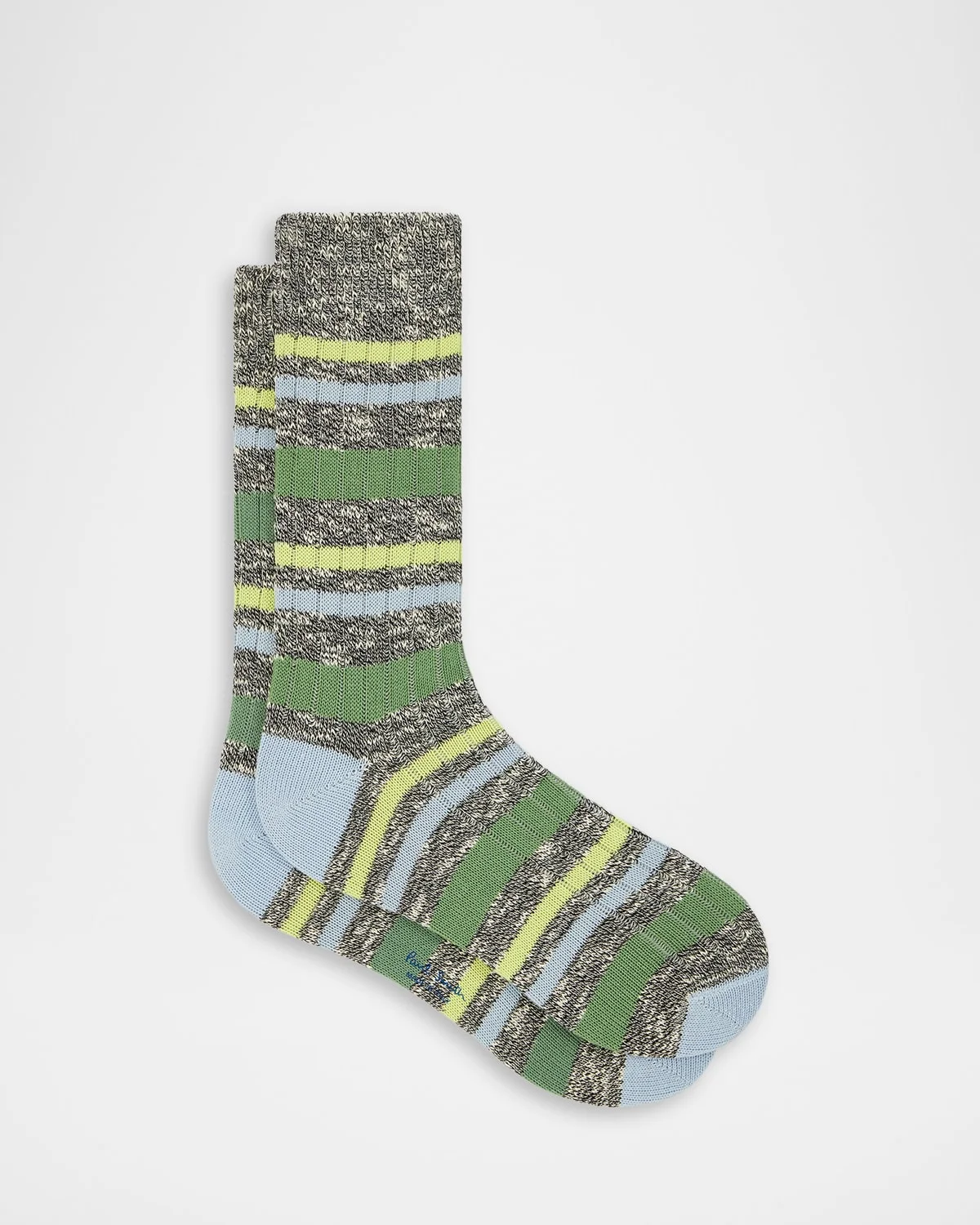 Men's Odin Chunky Ribbed Mid-Calf Socks - 1