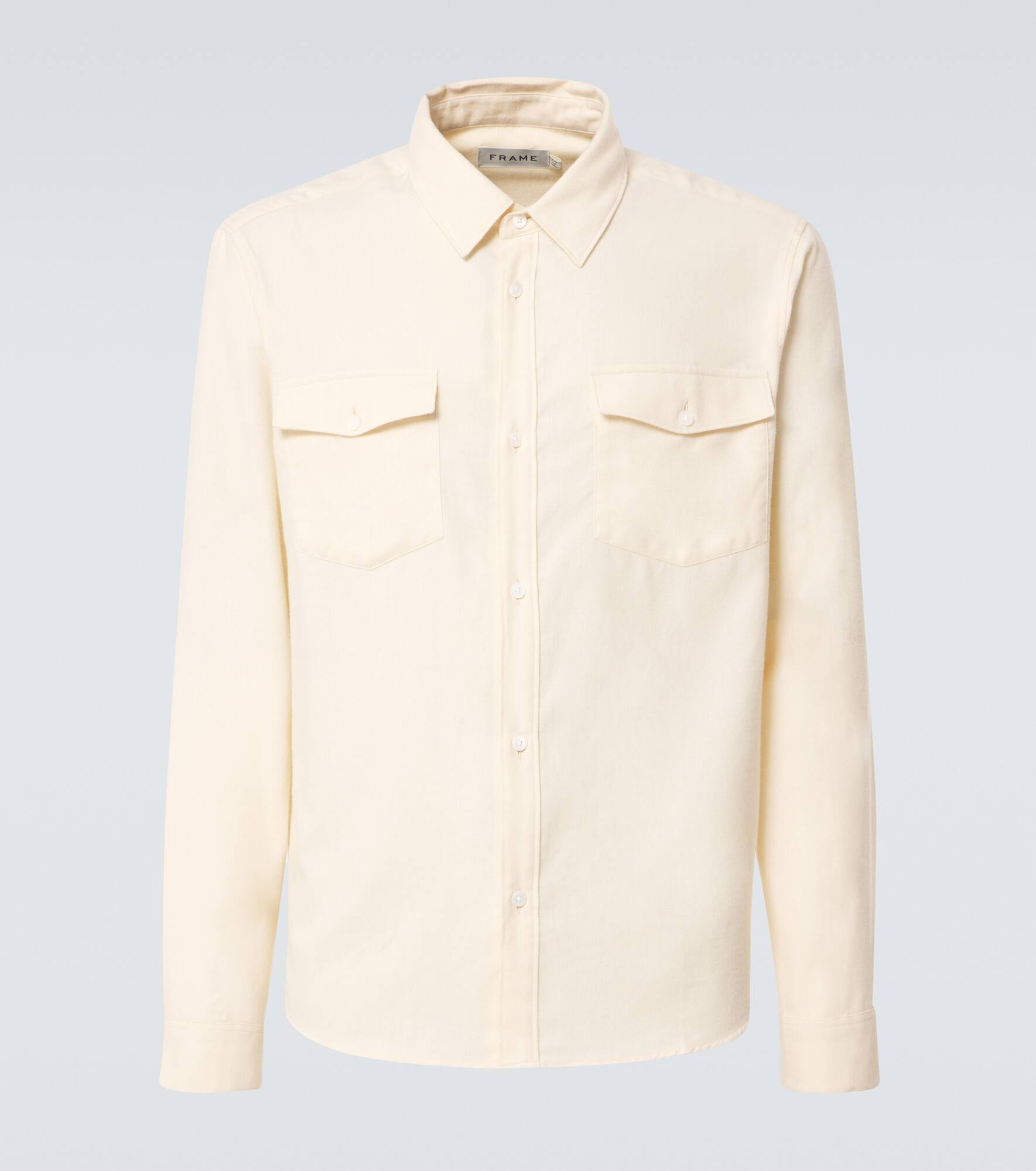Cotton and wool shirt - 1