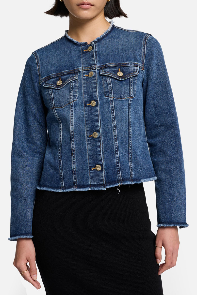 Vicky Denim Jacket in Soho Light 4