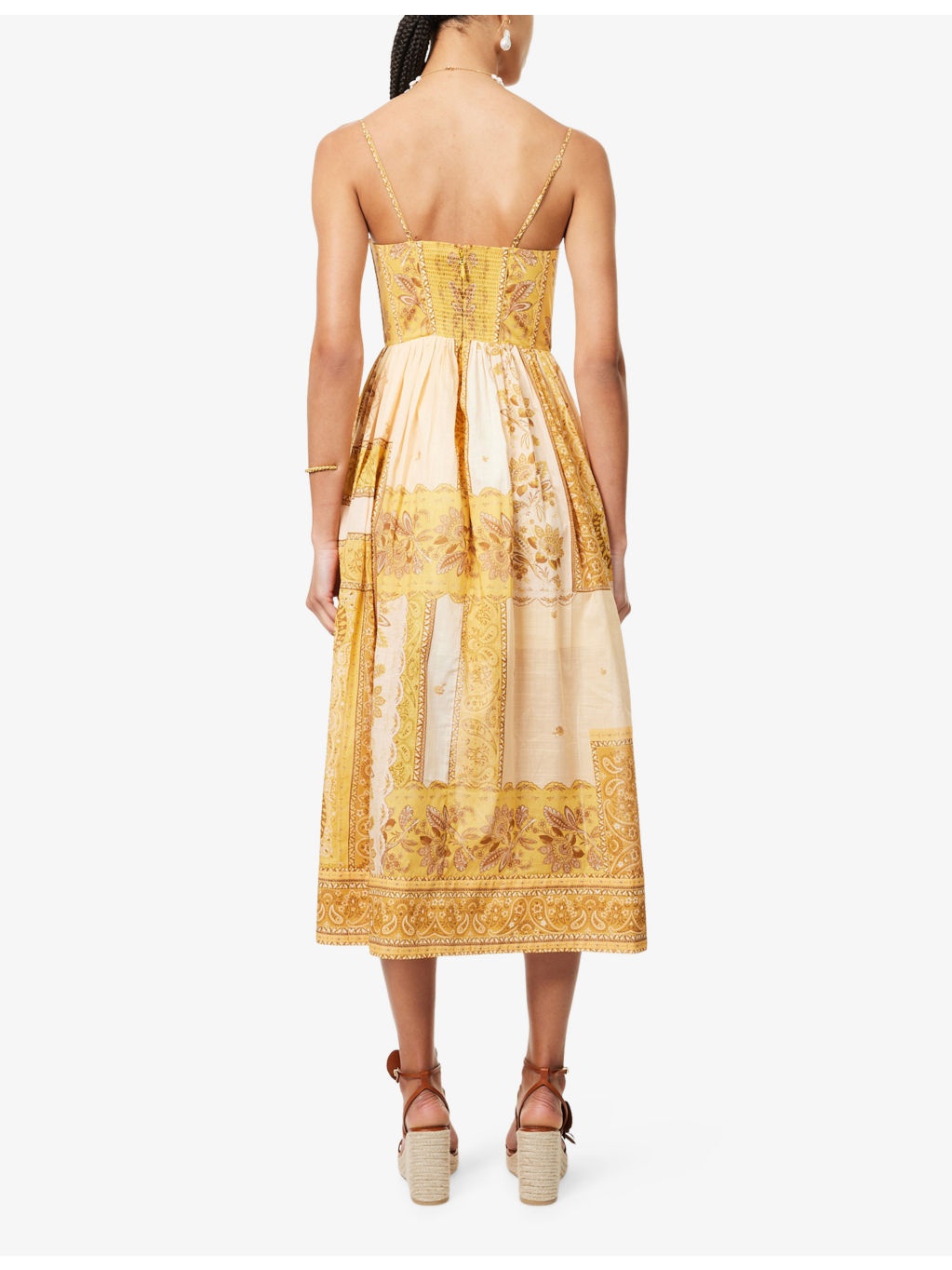 Lucky Corset Cotton Midi Dress - 4