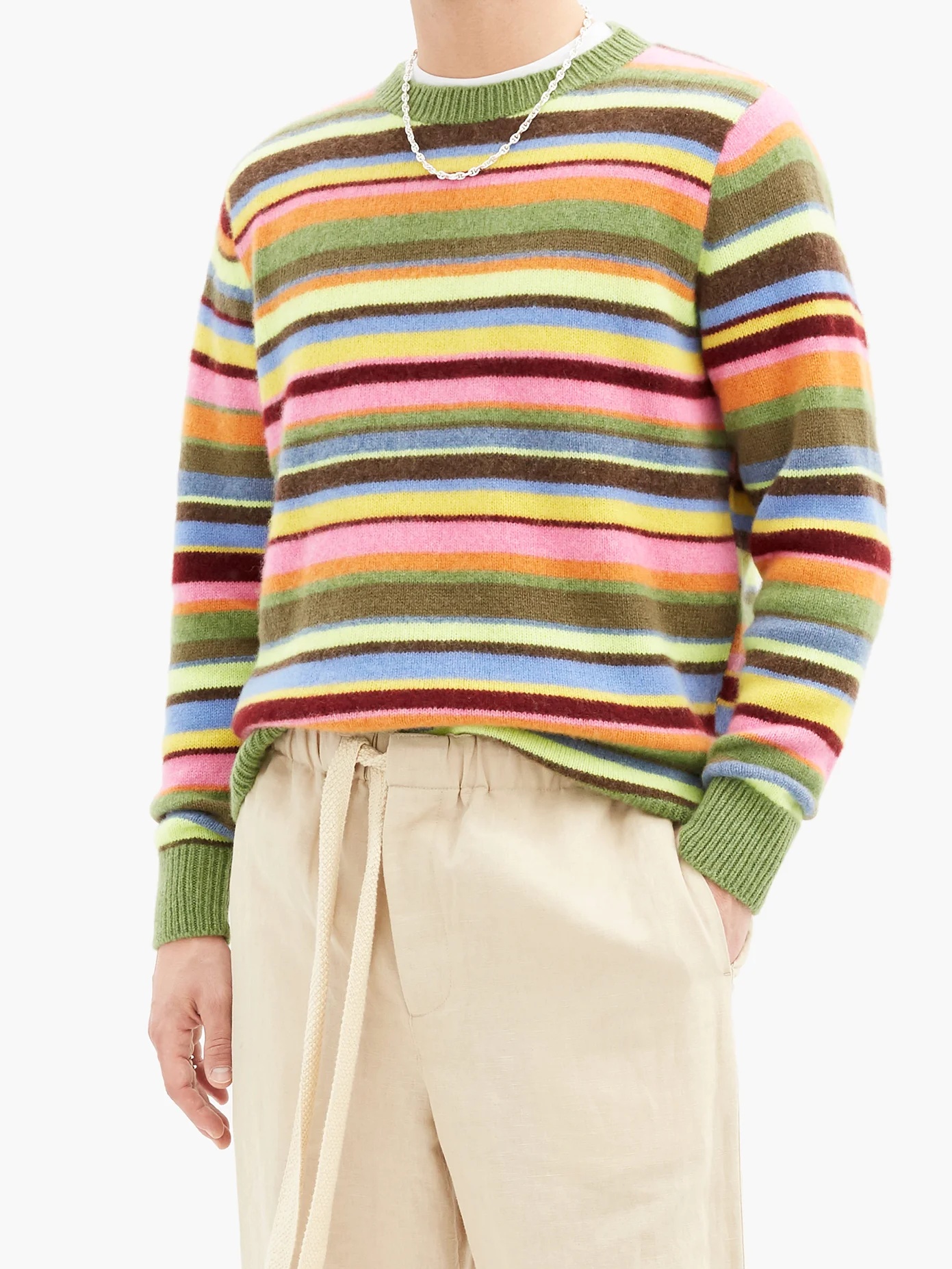 Sink striped cashmere sweater - 2