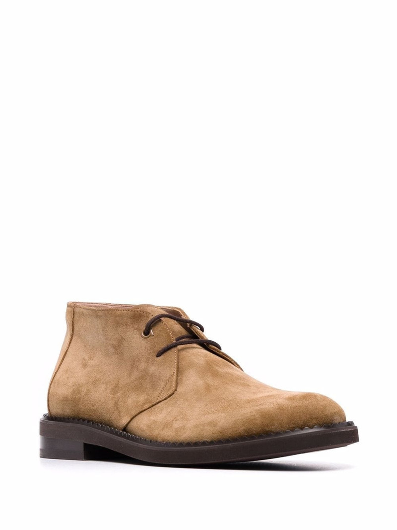 FERRAGAMO flat lace-up boots outlook