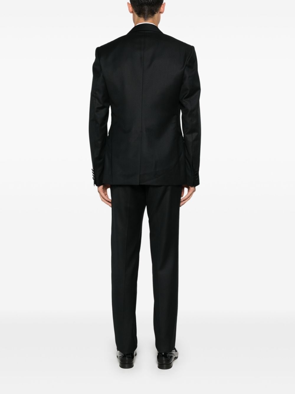 monogram-jacquard suit - 4