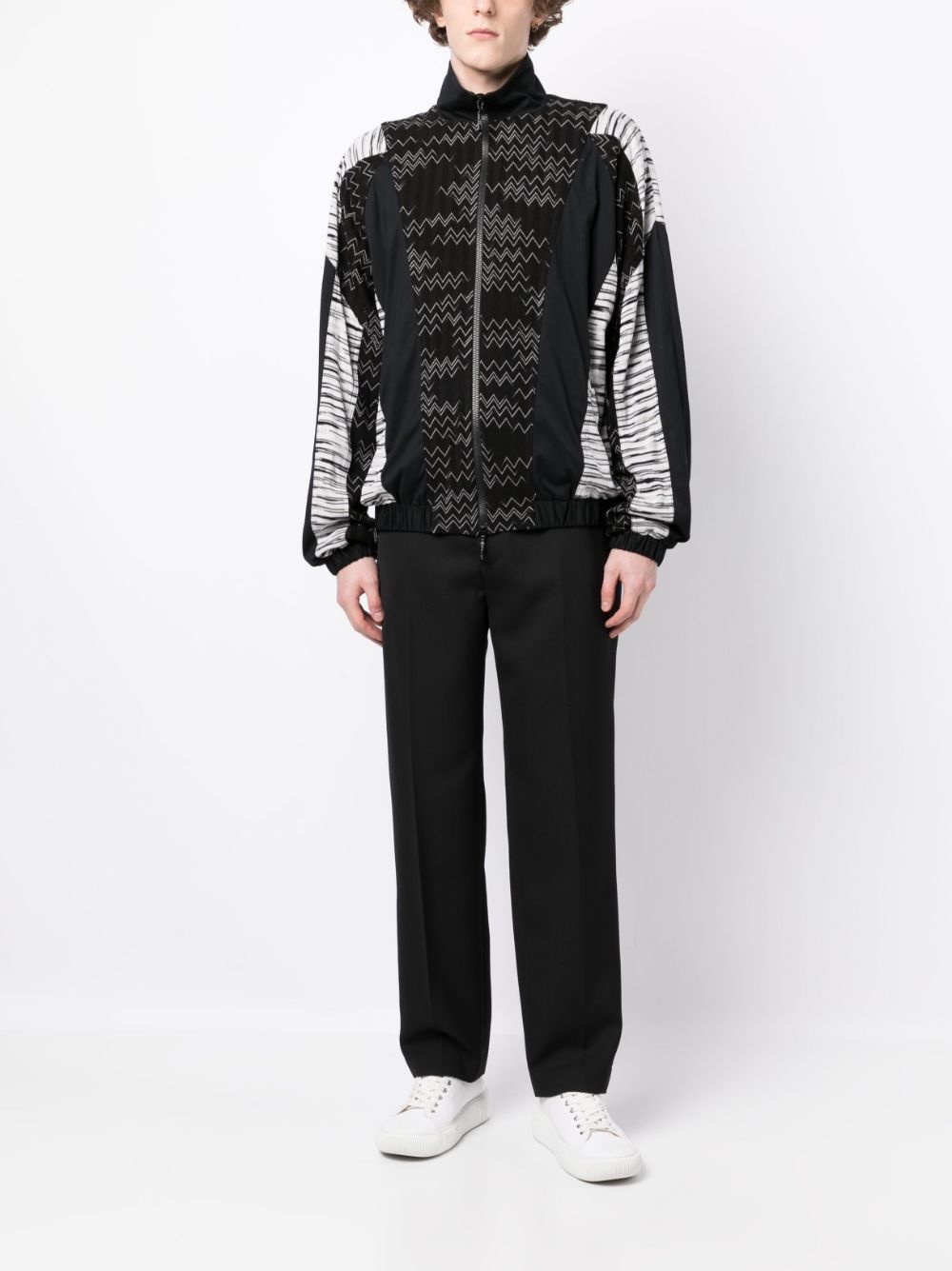 Zig Zag zip-up jacket - 2