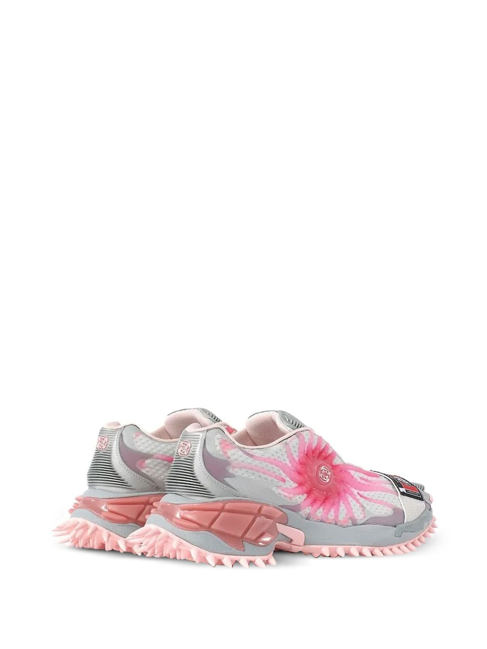 Mortal floral-print lace-up sneakers - 3