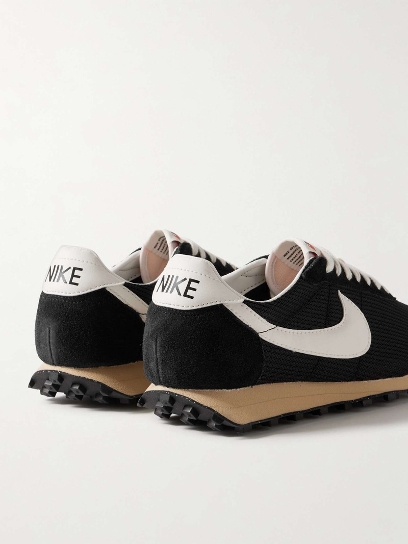 LD-1000 Leather and Suede-Trimmed Mesh Sneakers 5