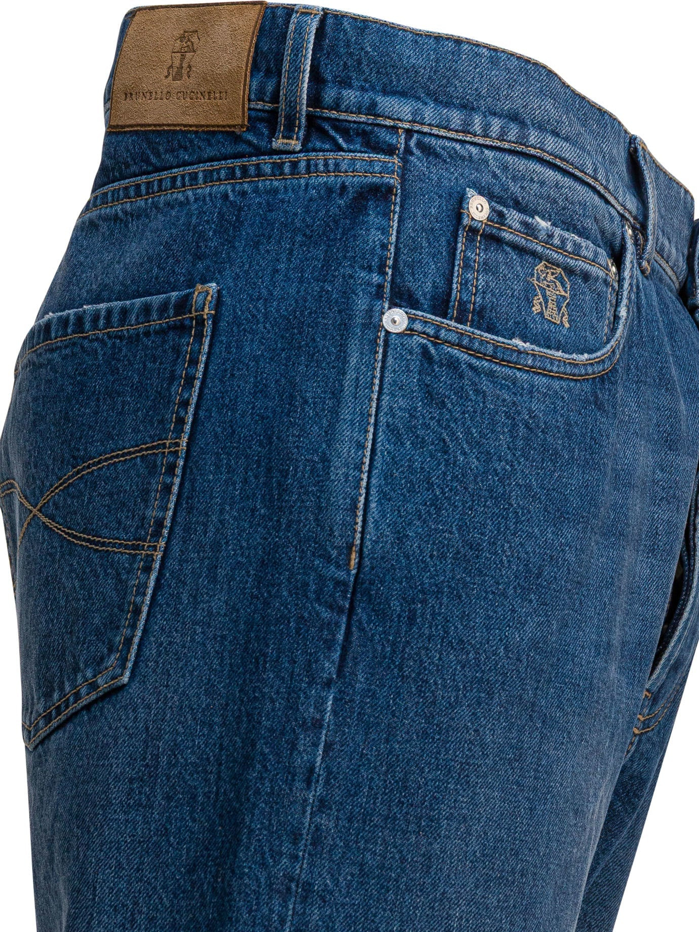 Brunello Cucinelli Men Five-Pocket Jeans - 4