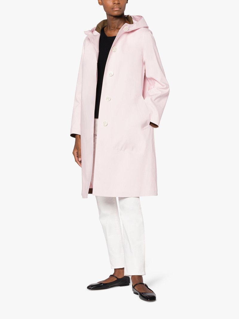 Mackintosh WATTEN PINK BONDED COTTON COAT outlook