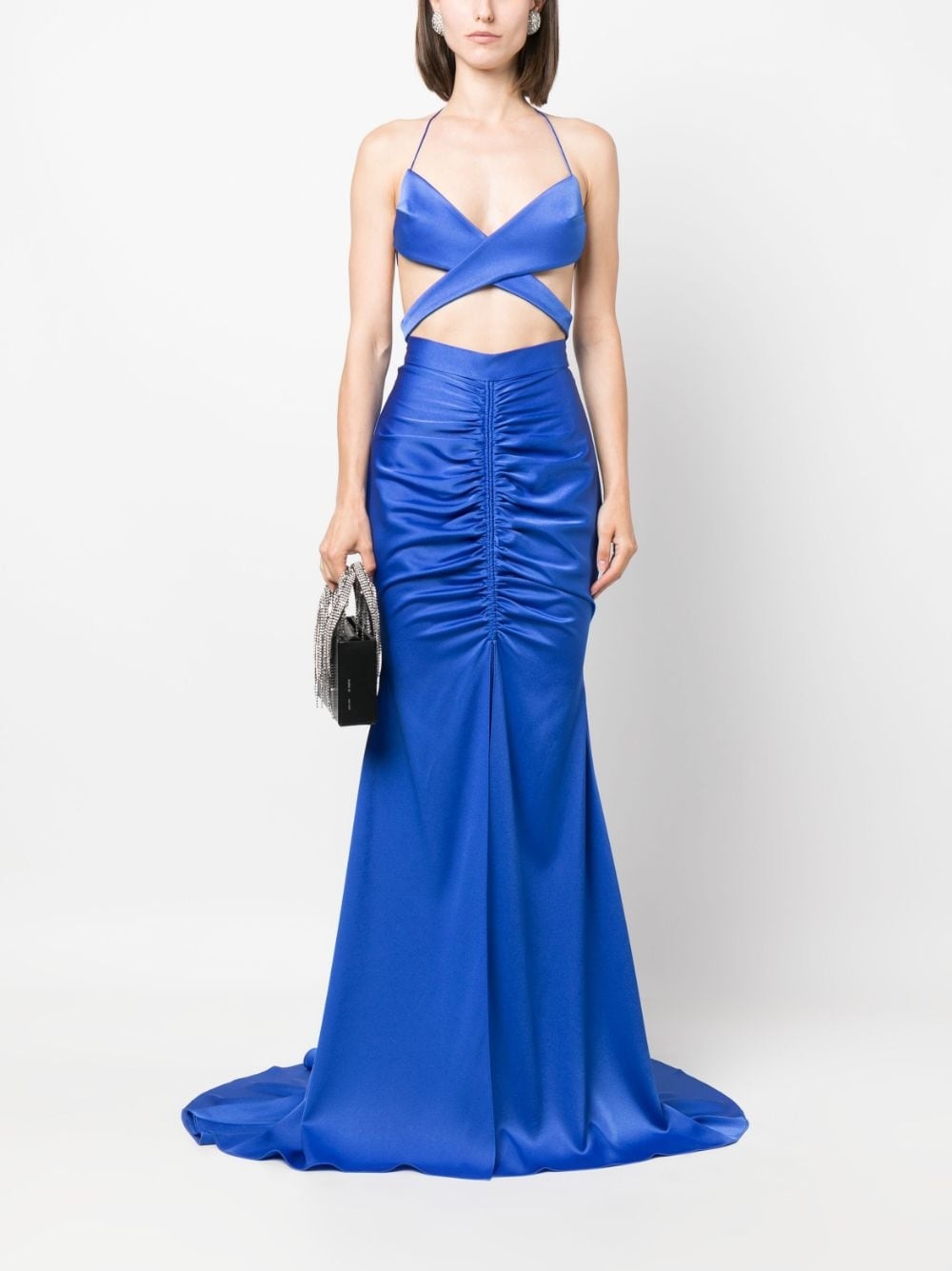 draped train skirt - 2