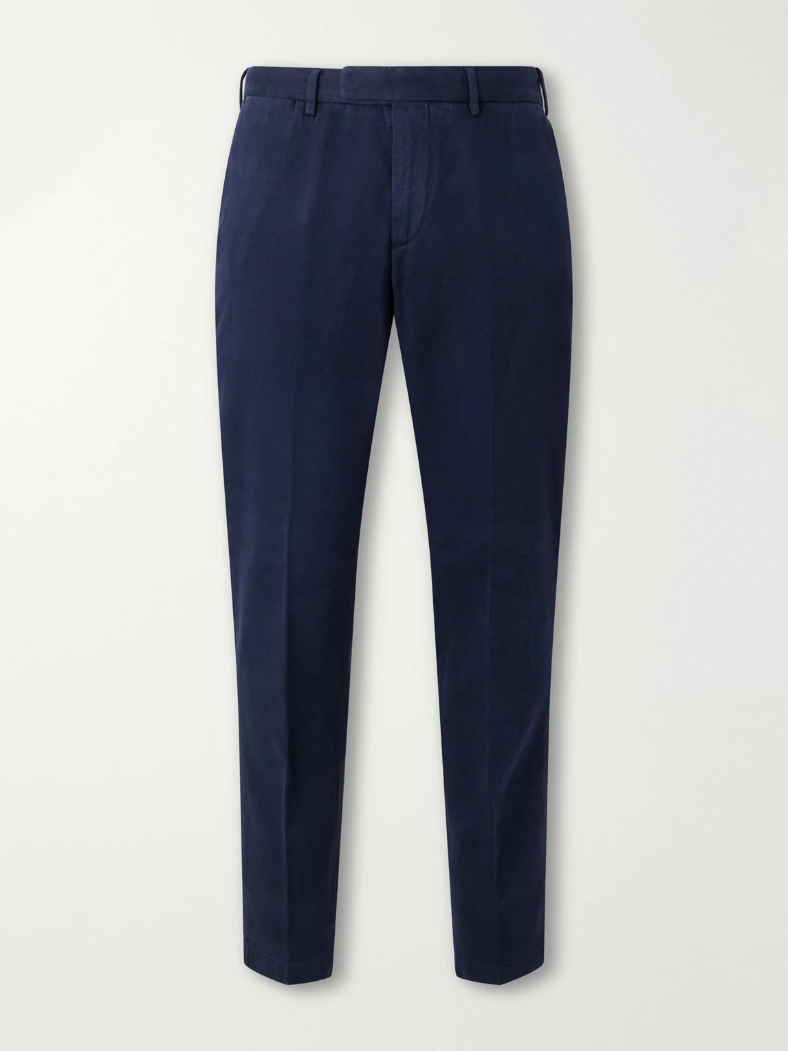 Straight-Leg Cotton-Twill Trousers - 1