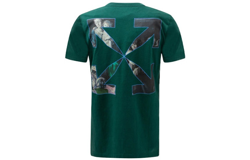 Off-White Off-White FW20 Caravaggio Printed Men Green OMAA027E20JER0085710 outlook