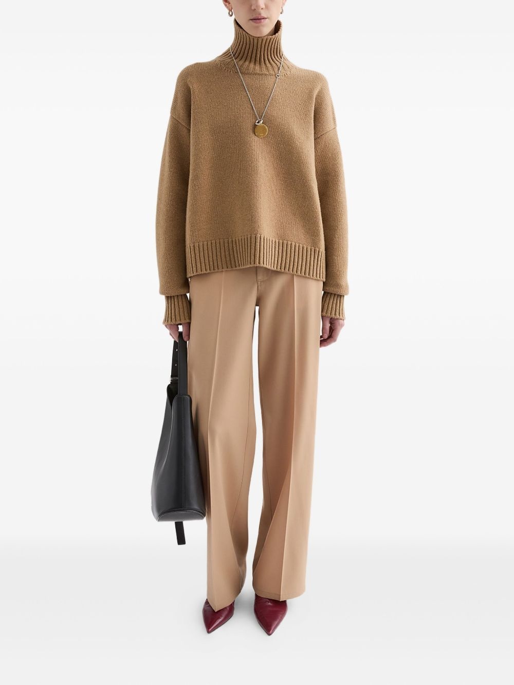 high-neck sweater - 2