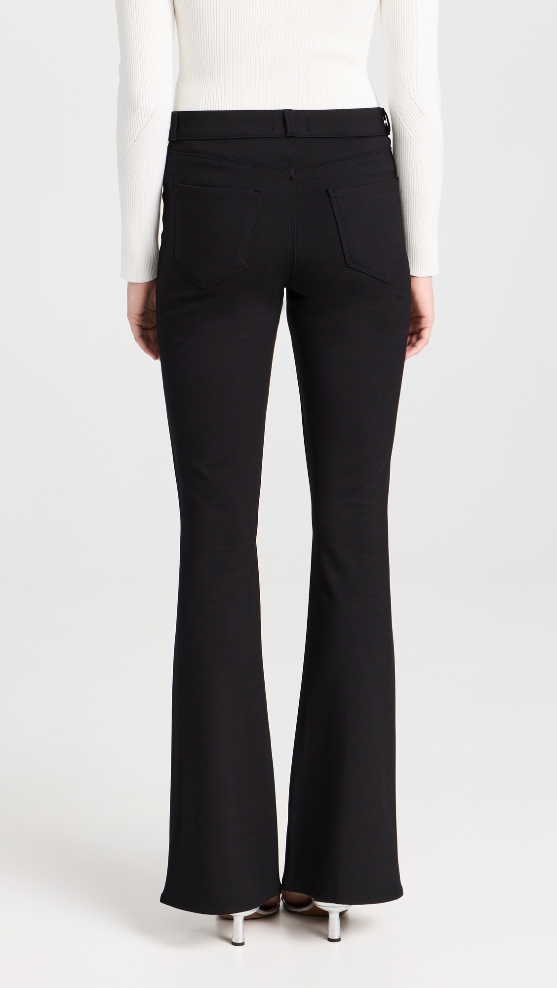 The Marty High Rise Flare Ponte Pants - 2