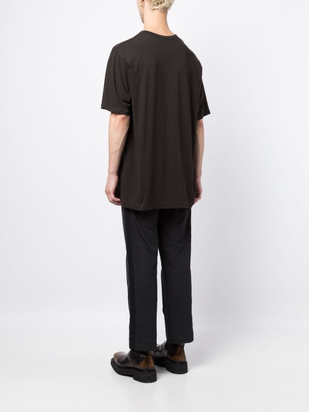 crew-neck cotton T-shirt - 4