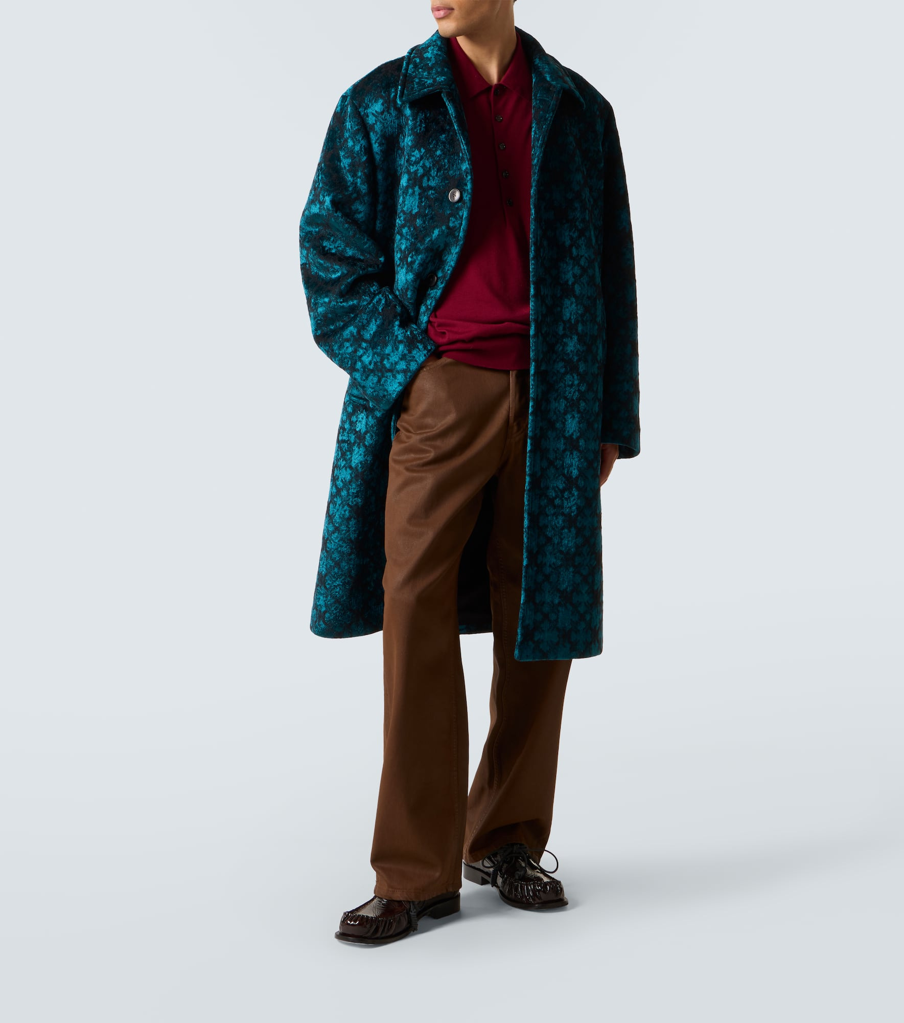 Checked coat - 2