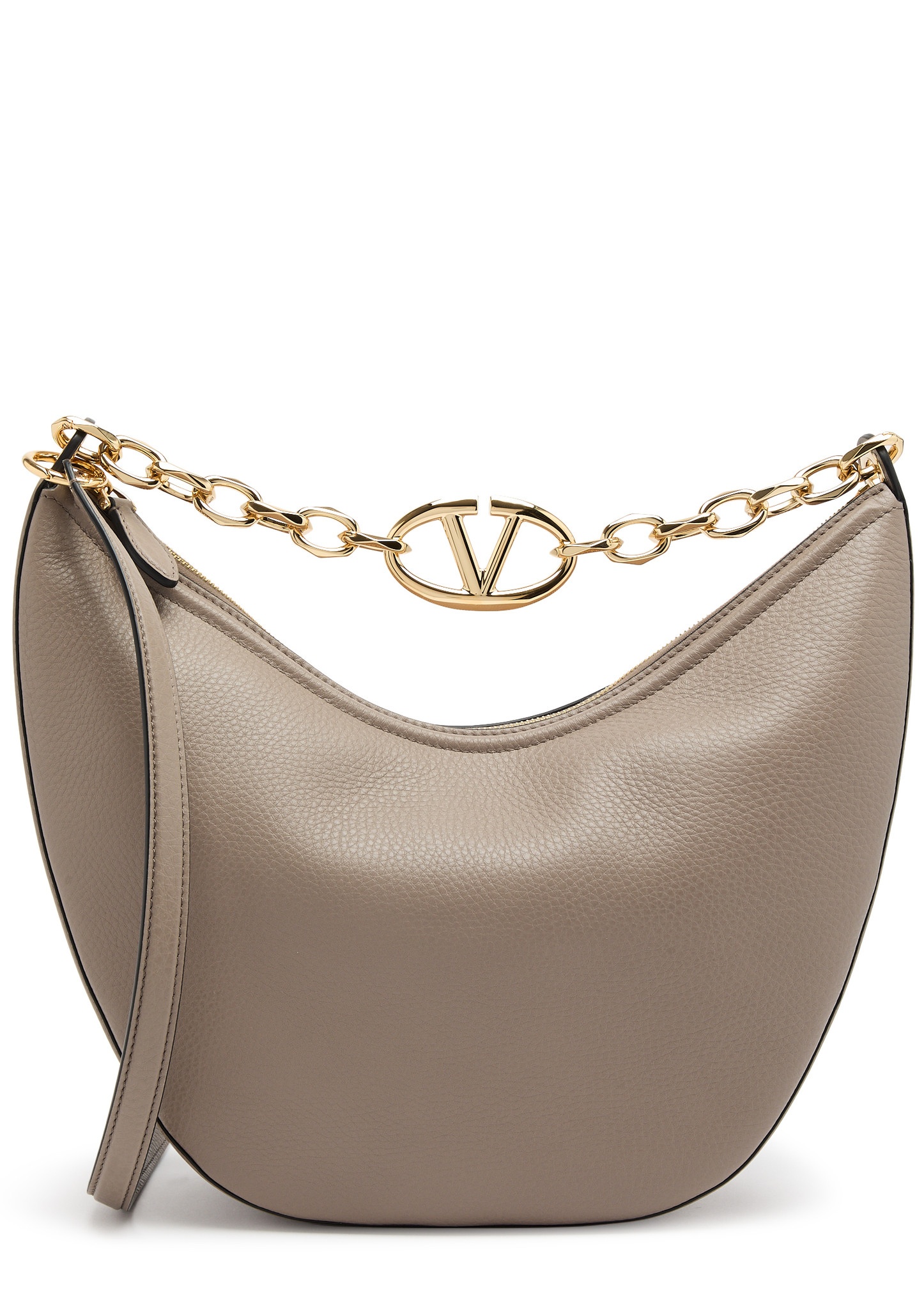 ショルダーバッグ・ポシェット VALENTINO Cappuccino leather medium VLogo shoulder bag Valentino Vlogo Gate Tote in Cappuccino – Stanley Korshak