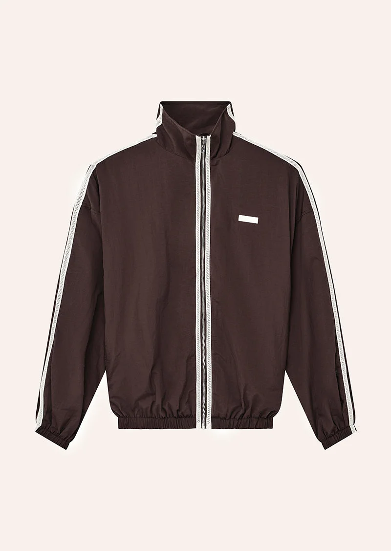 RADIUS JACKET IN DARK PLUM - 1