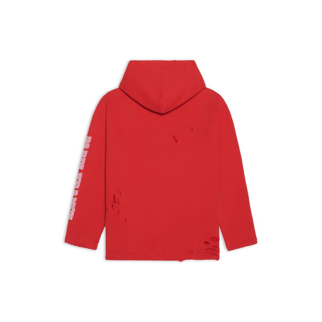 Women's Maison Balenciaga Cropped Hoodie in Red - 6