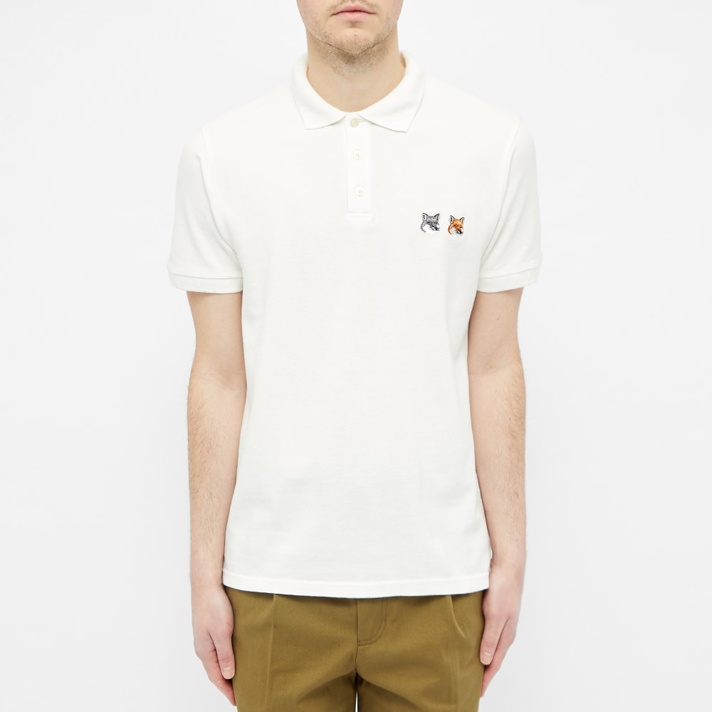 Maison Kitsuné Double Fox Head Patch Polo - 3