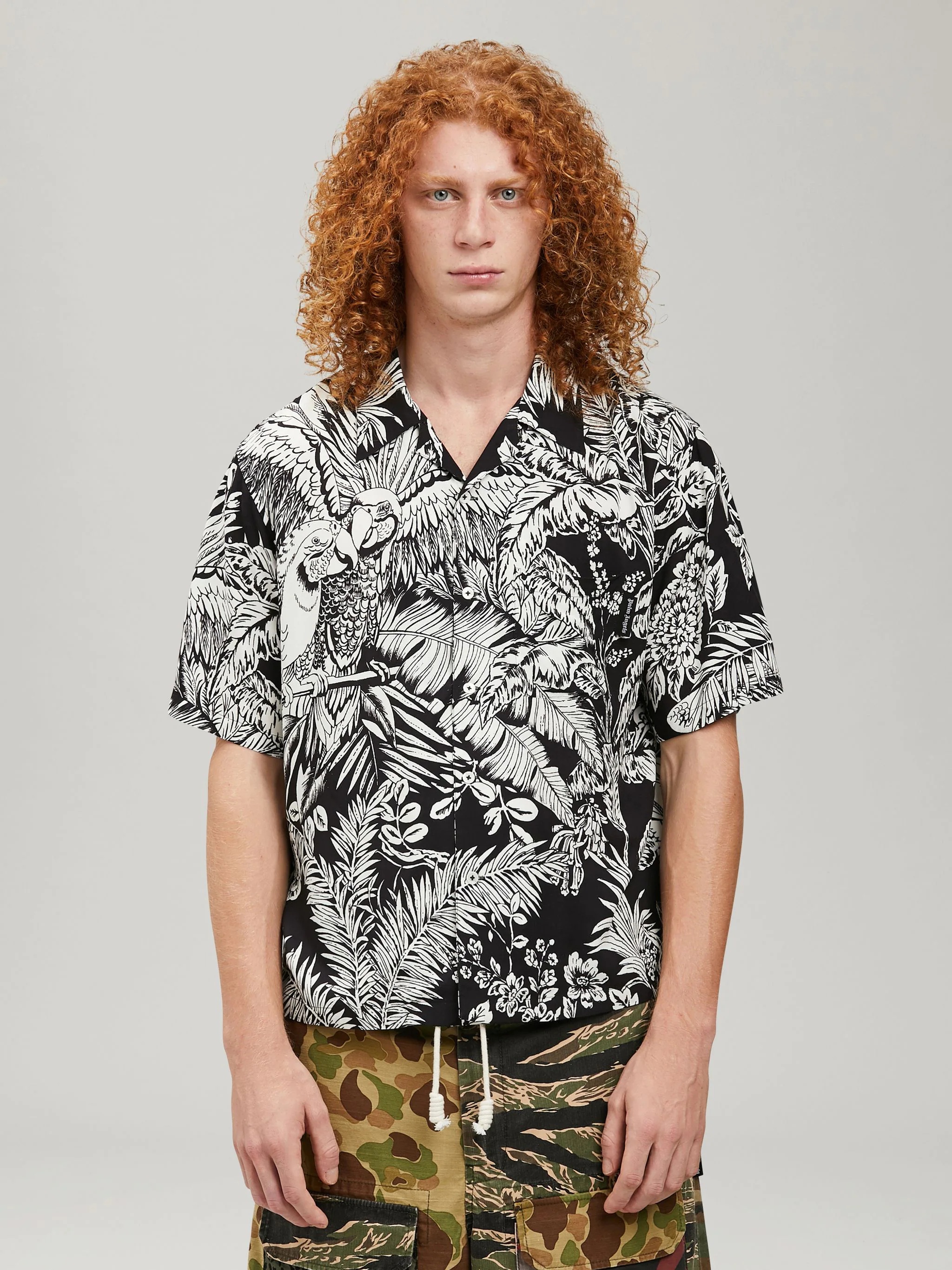 JUNGLE PARROTS BOWLING SHIRT - 3