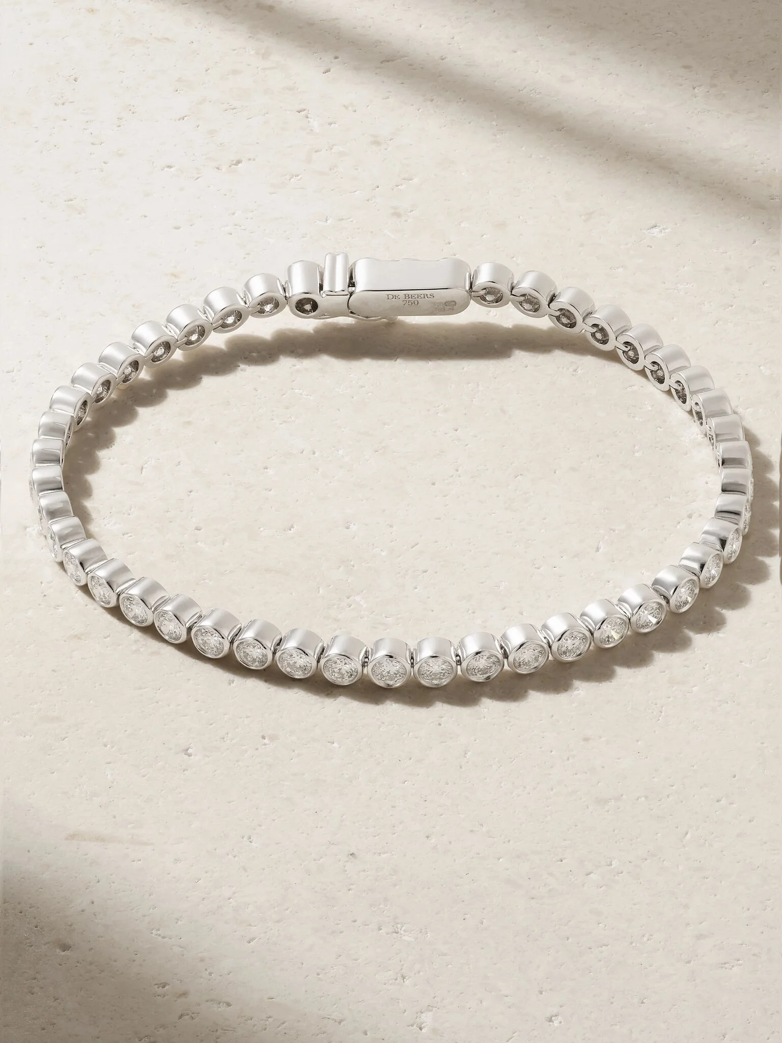 Diamond Lines DB Classic Eternity 18-karat white gold diamond bracelet Gold - 1