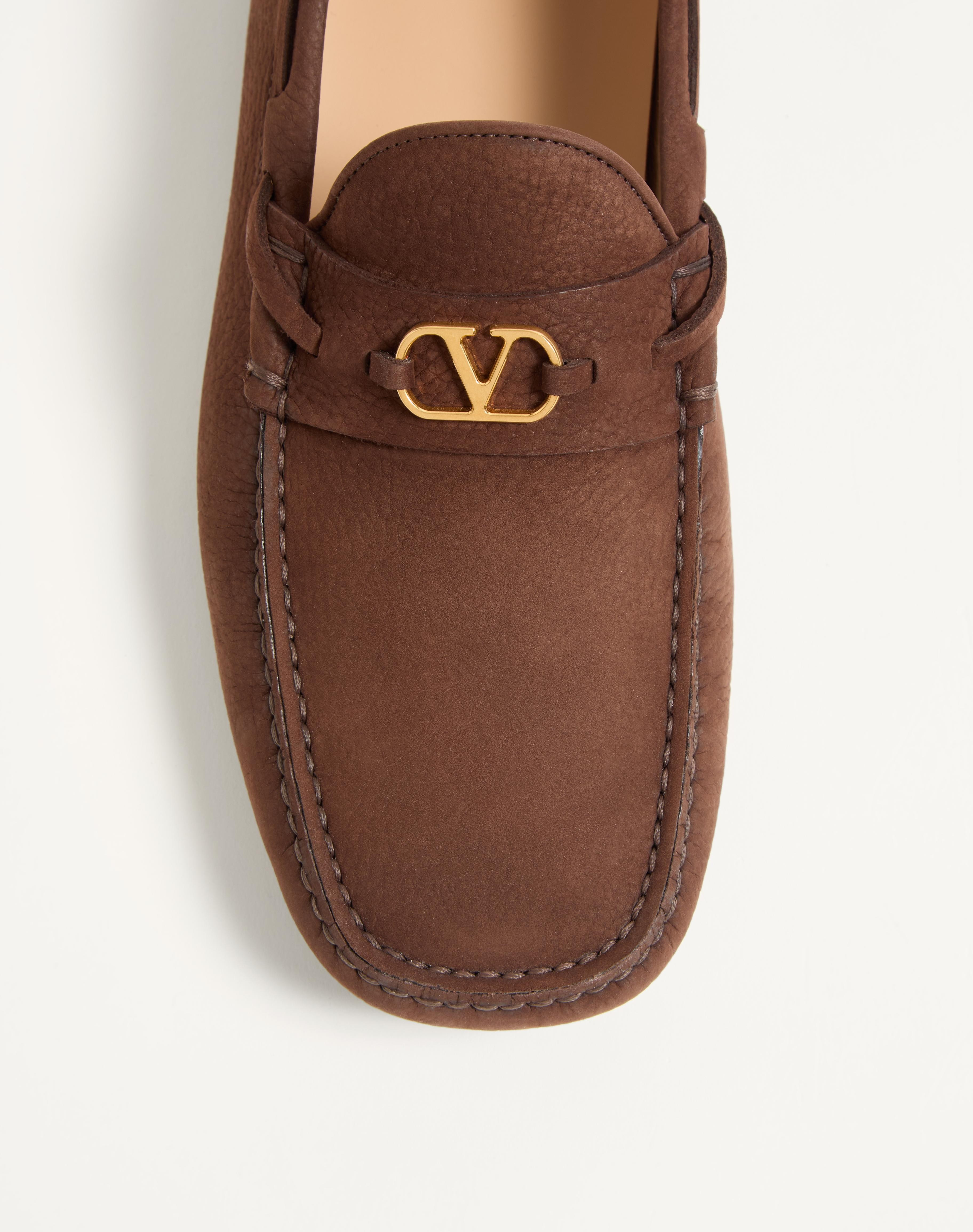 DRIVER FASTAWAY LOAFER IN DEERSKIN SUEDE - 6