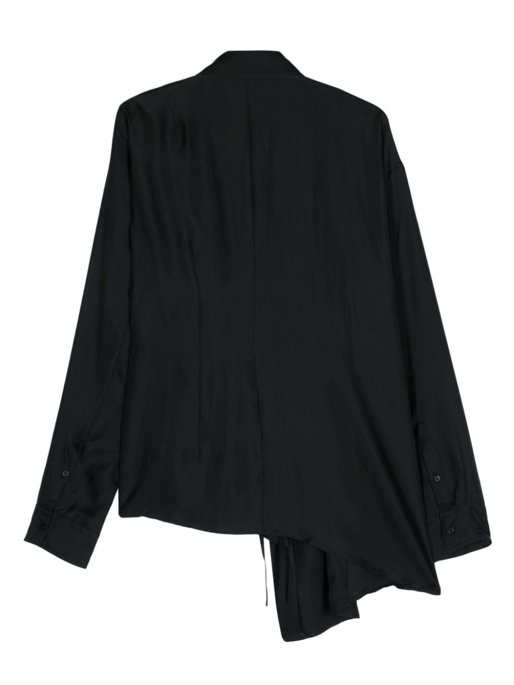 Amatus asymmetric silk shirt - 2