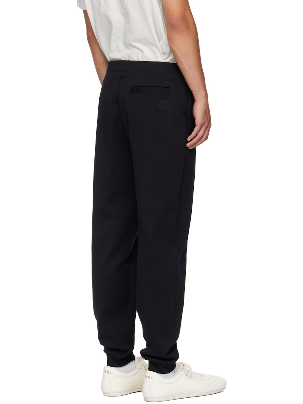 Black Plaque Sweatpants - 3