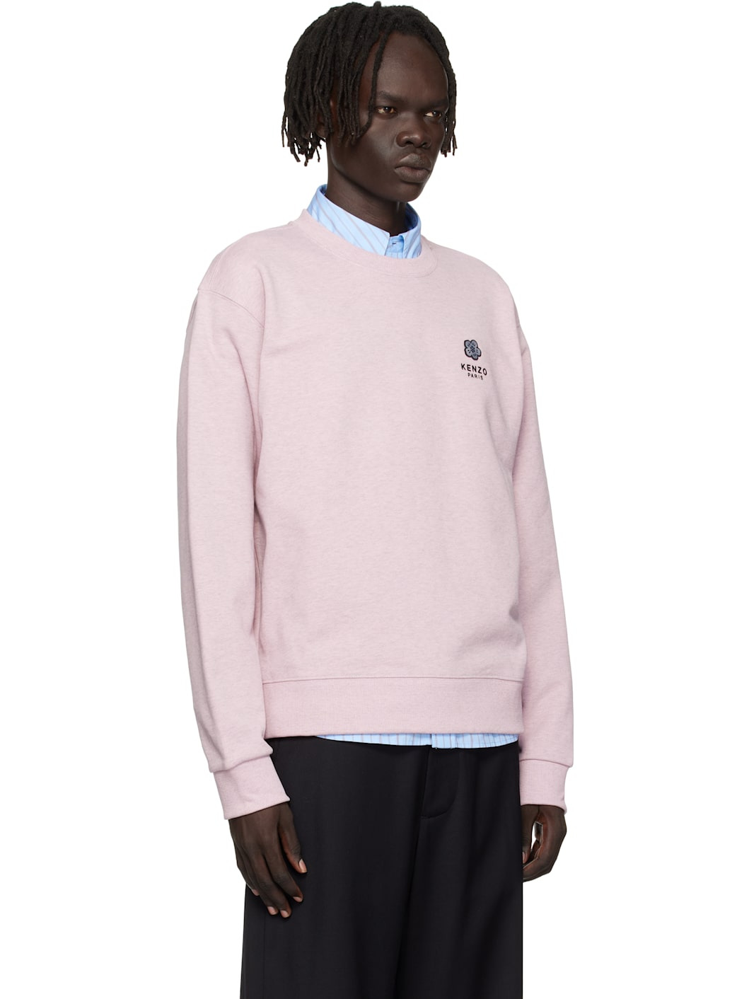 Pink Kenzo Paris 'Boke Flower' Embroidered Sweatshirt - 2