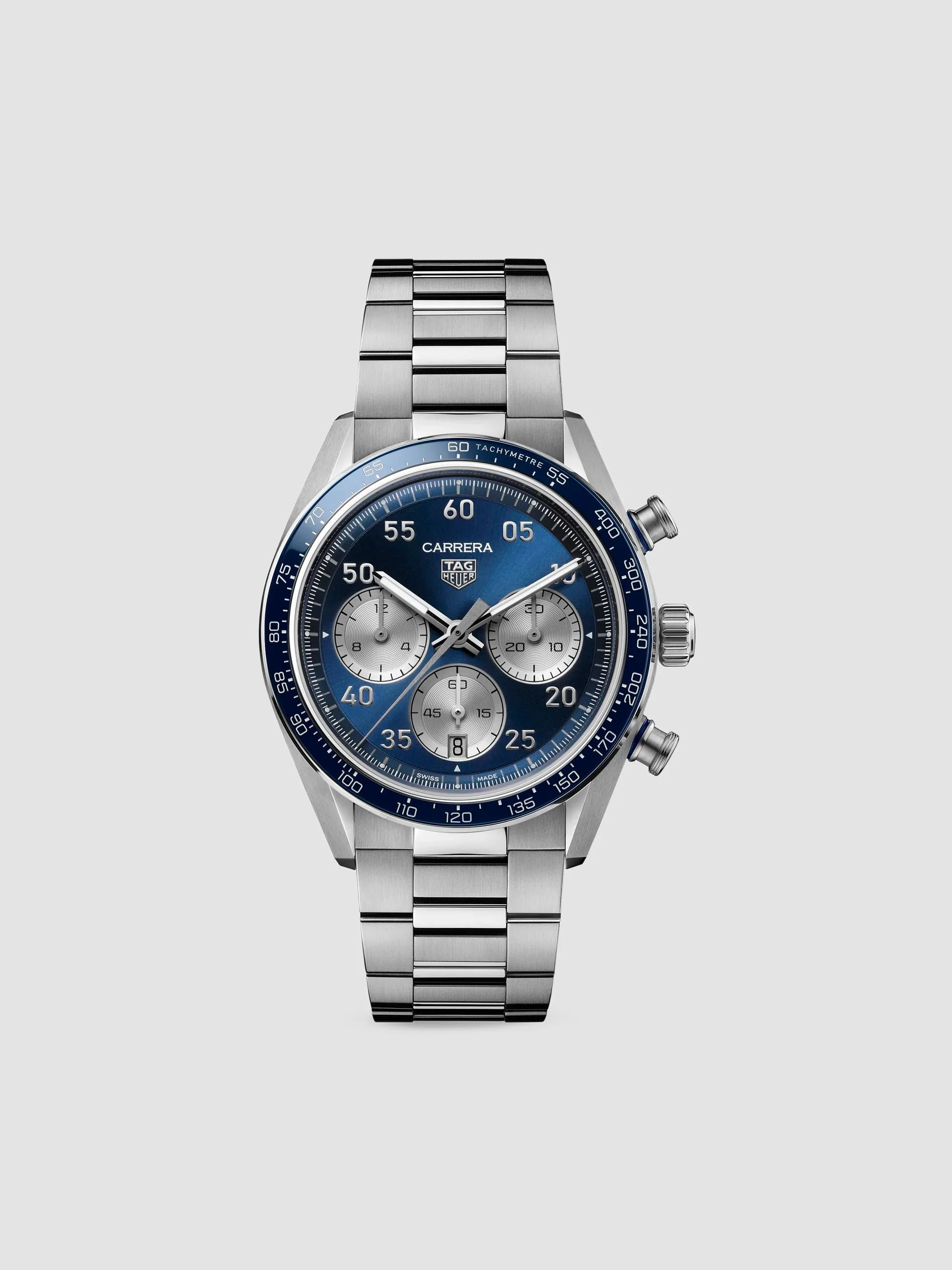 Men's Carrera Stainless Steel Chronograph Watch/42MM - Steel - 1