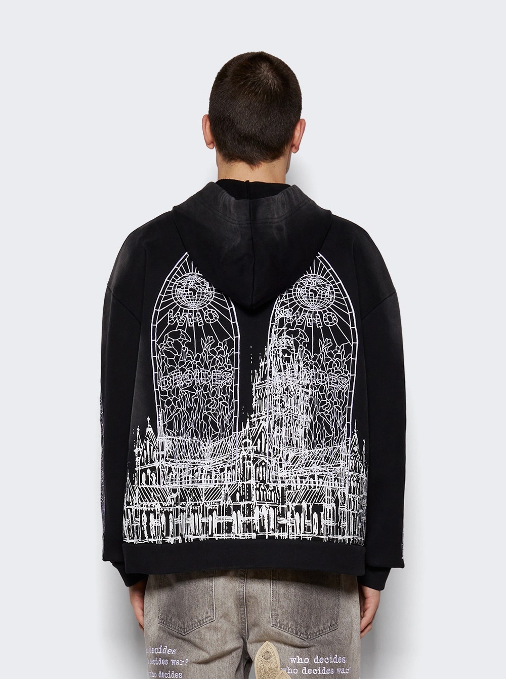 Cathedral Pullover Hoodie Coal - 5