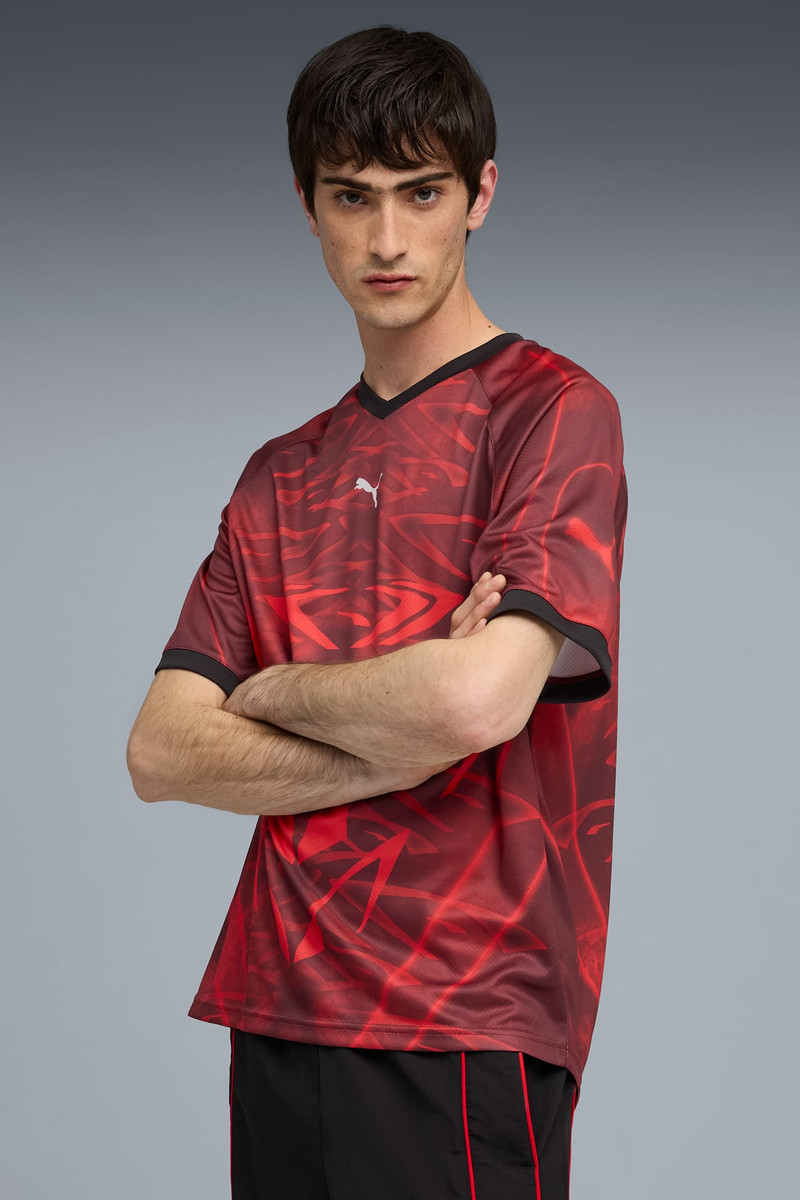 PUMA PUMATECH-X All-Over Print Relaxed Soccer Jersey Unisex outlook